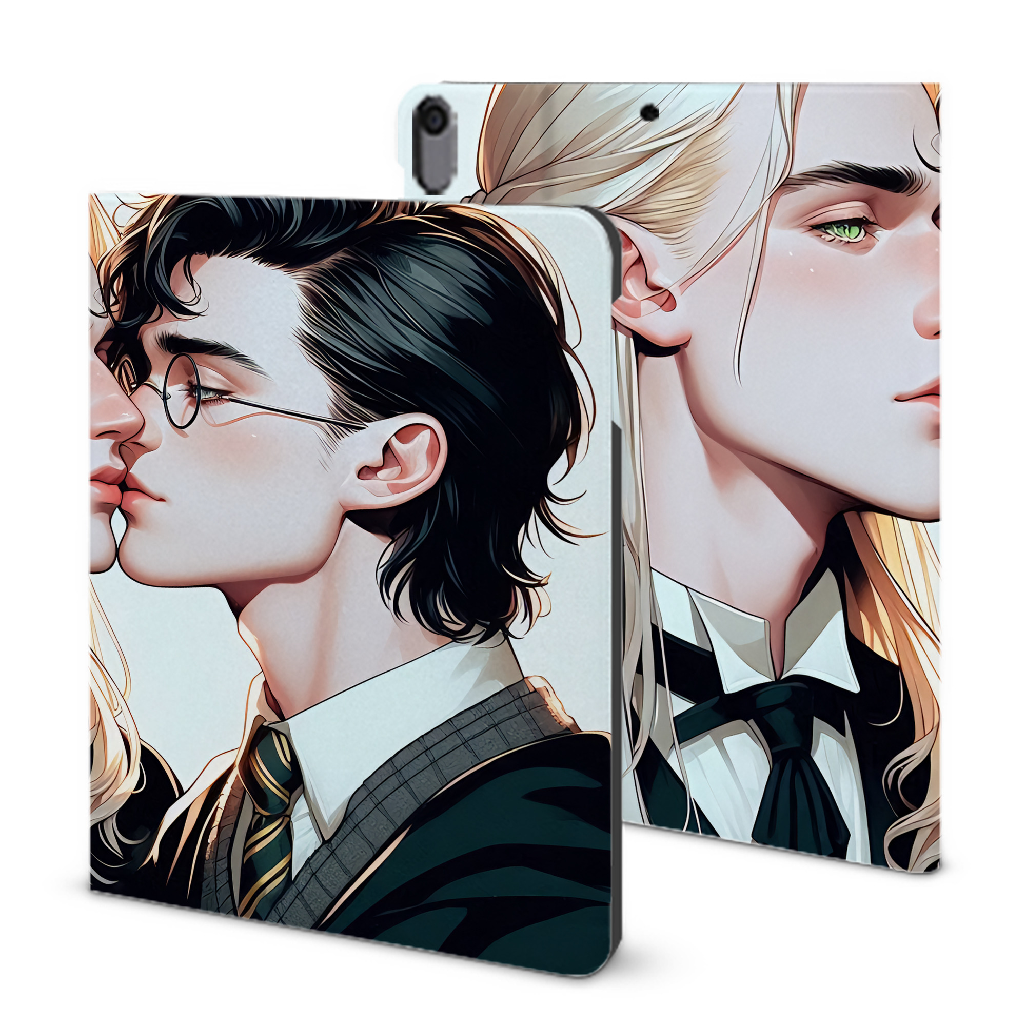 （画像用） Harry Potter ハリー・ポッターシリーズ IPad ケース ブック型 PUレザー TPU 耐衝撃 軽量 薄型 ペン収納なし 全面保護 IPad 各モデル対応